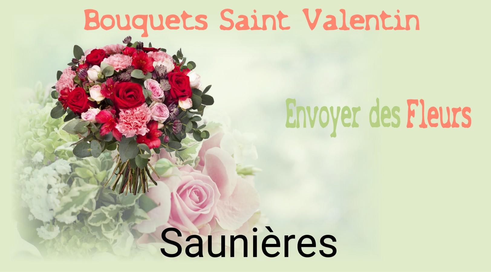 Roses de Saint-Valentin livrées à Saunières
